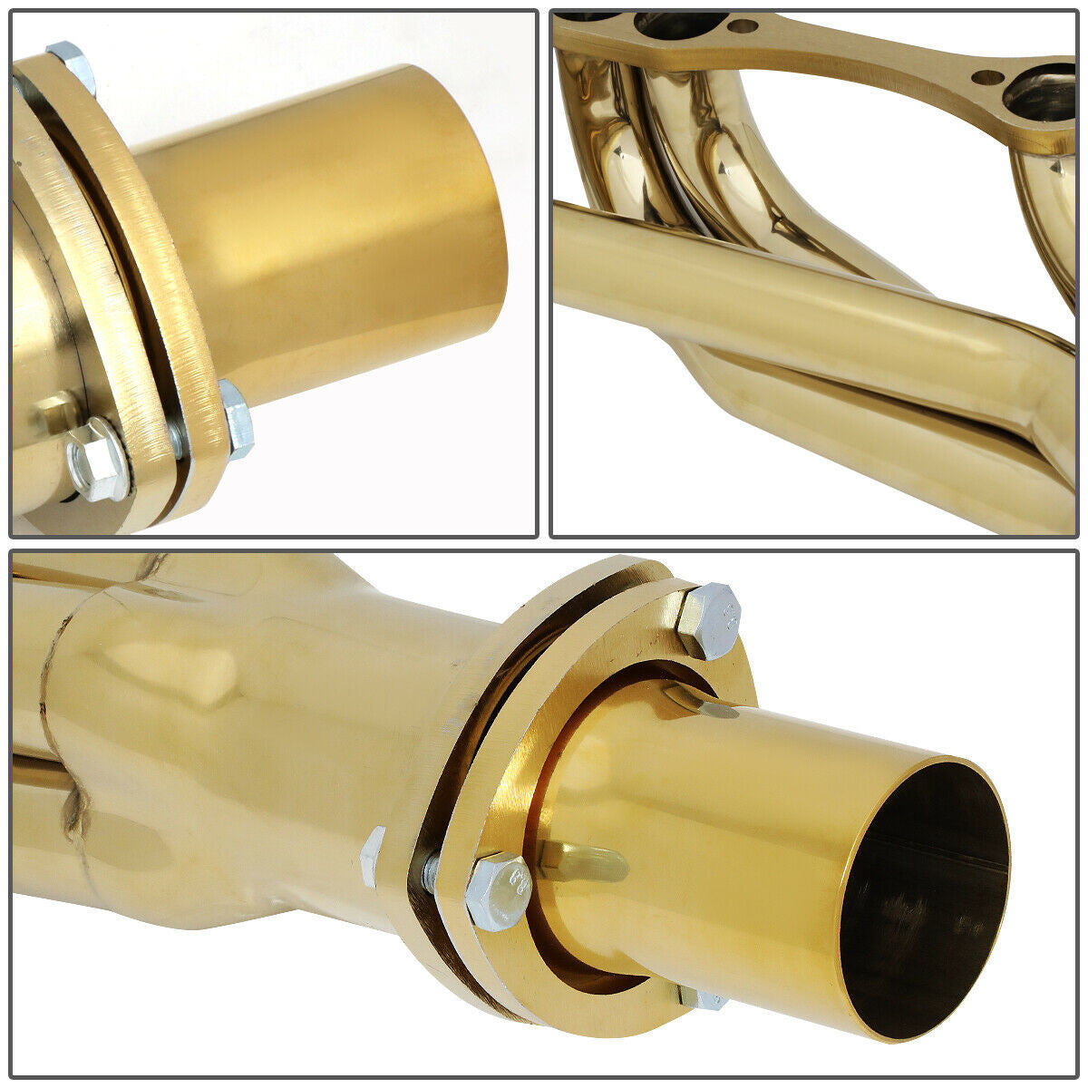 Shorty Exhaust Header Manifold for Chevy/Pontiac/Buick (1978-1987) With SBC Engines