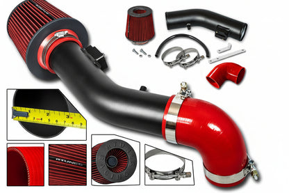 Ram Air Intake For Chevy Malibu (2008-2012) with Ecotec DOHC 2.4L L4 Engine Black