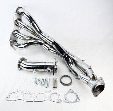 Long Tube Header Race Manifold for Honda Civic SI / Acura RSX Base (2002-2006) Stainless Default Title