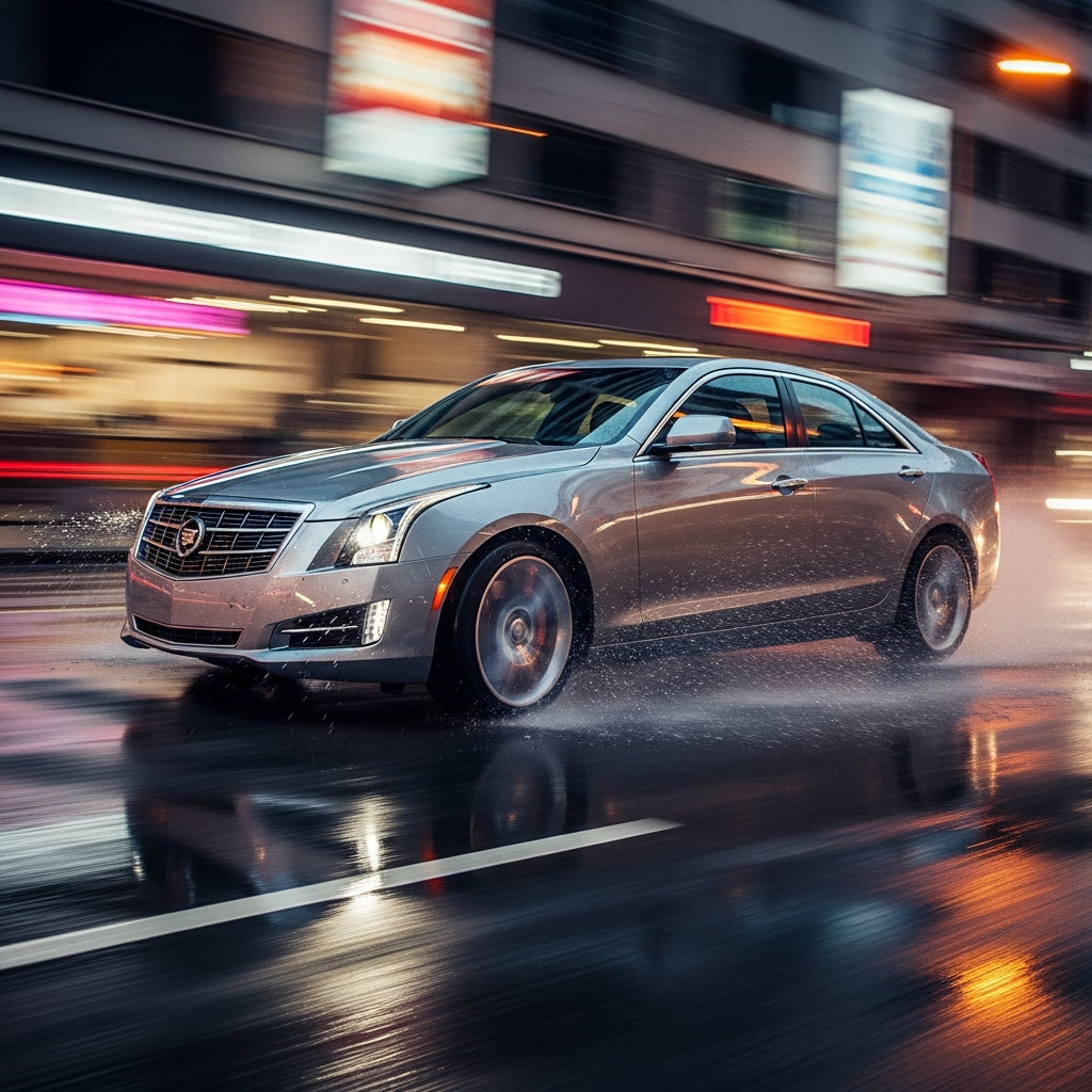 Action Shot: Cadillac ATS, CT4 Driving Fast