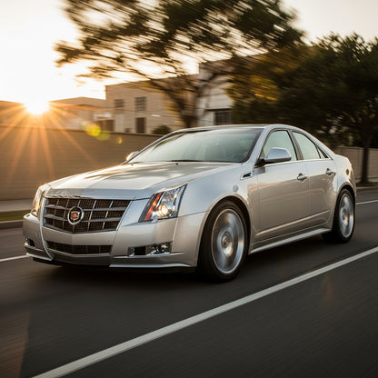 Action Shot: Cadillac CTS Driving Fast