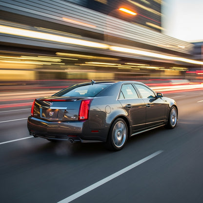 Action Shot: Cadillac CTS Driving Fast