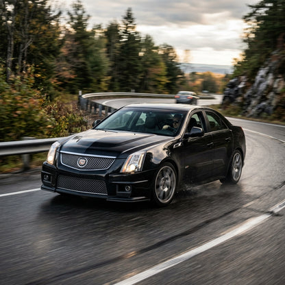 Action Shot: Cadillac CTS Driving Fast