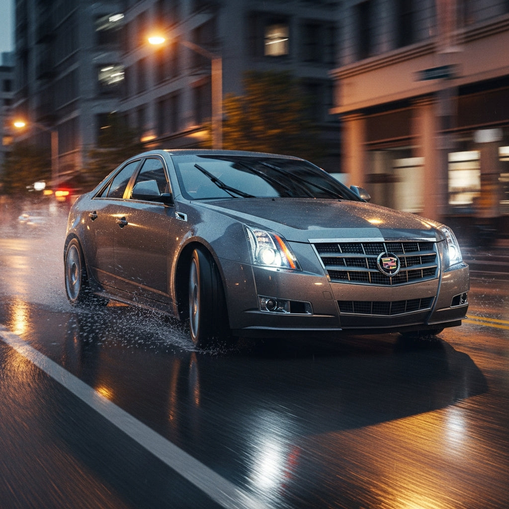 Action Shot: Cadillac CTS, STS, XTS Driving Fast