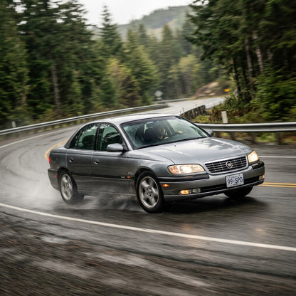 Action Shot: Cadillac Catera Driving Fast