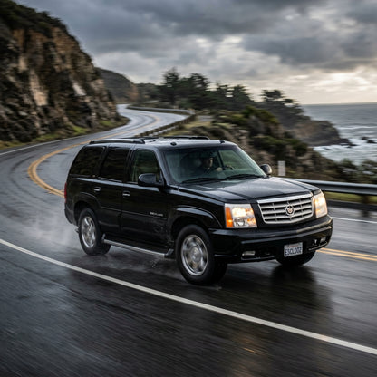 Action Shot: Cadillac Escalade Driving Fast