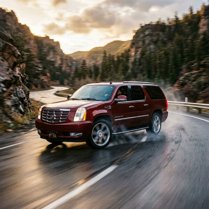 Action Shot: Cadillac Escalade,Escalade ESV,Escalade EXT Driving Fast