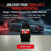 Stage 1 Performance Chip for Cadillac - Boost HP & Torque | OBD2 Plug & Play Module