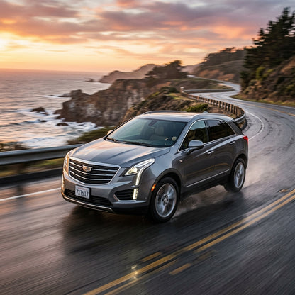 Action Shot: Cadillac XT5 Driving Fast