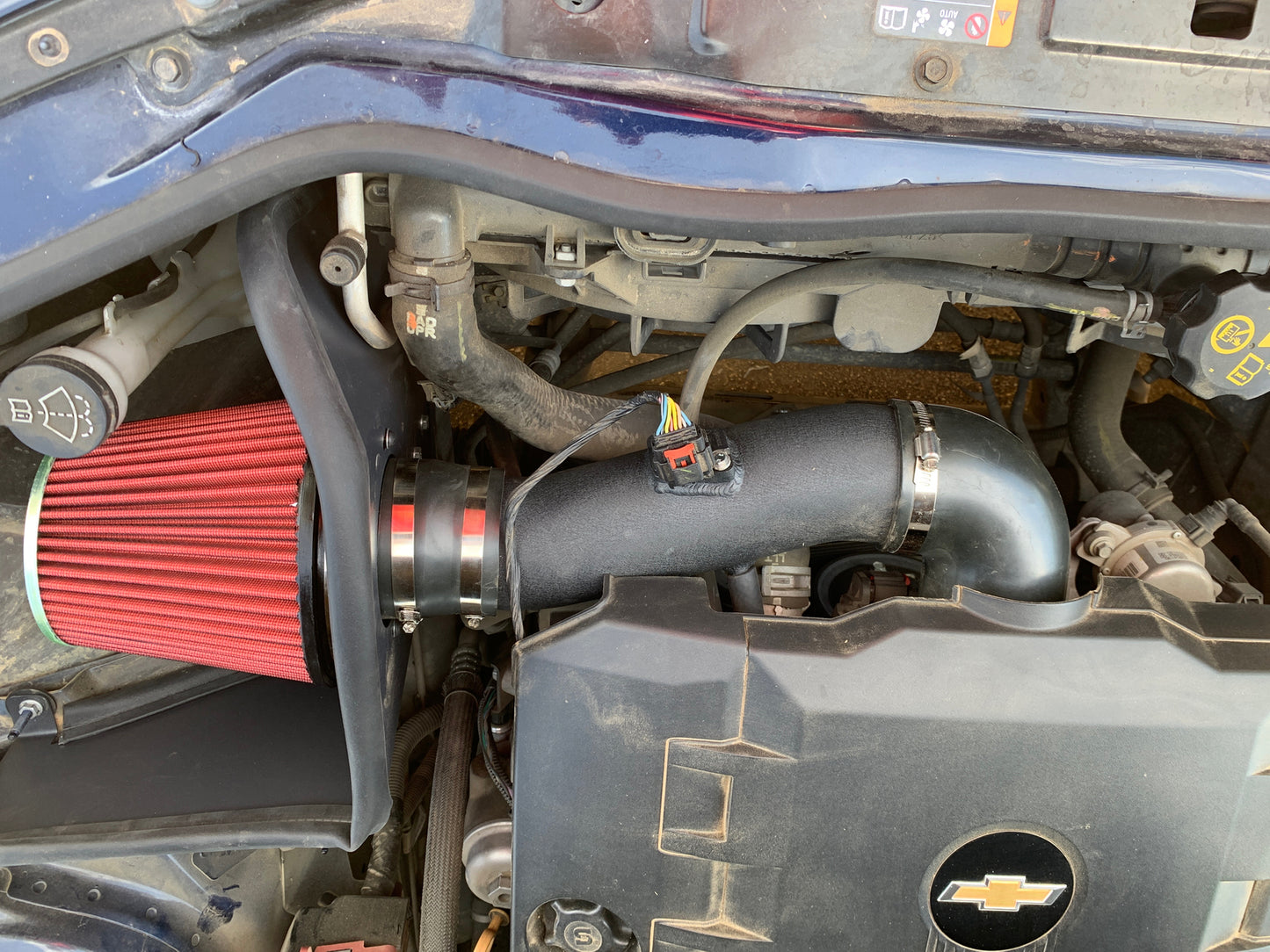 Admission d'air froid pour Chevrolet Camaro (2012-2015) moteur V6 3,6 L, noire