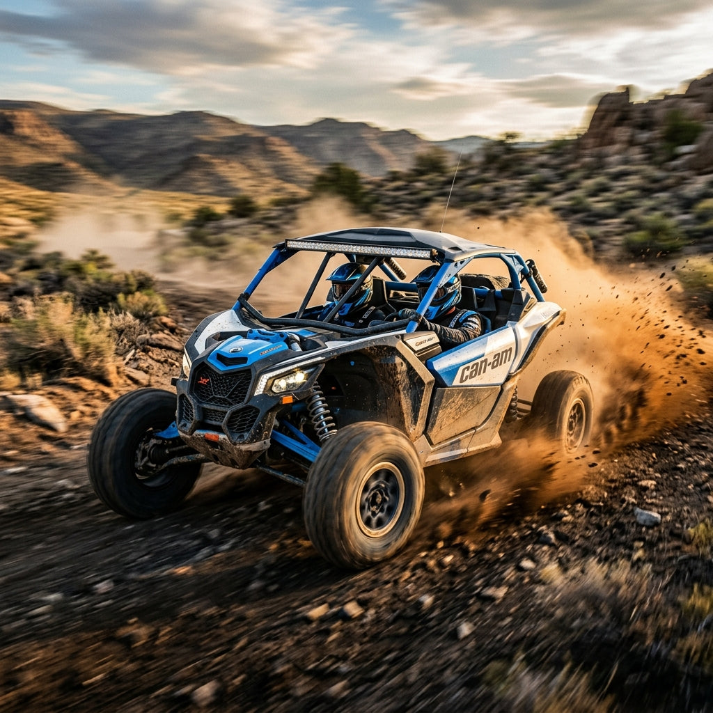 Action Shot: Can-Am Maverick Driving Fast