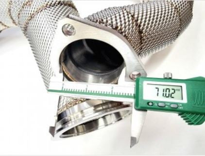 Catless Downpipes with heat Shields For Audi S8 RS6 RS7 (2019-2021) with 4.0 V8 Engine