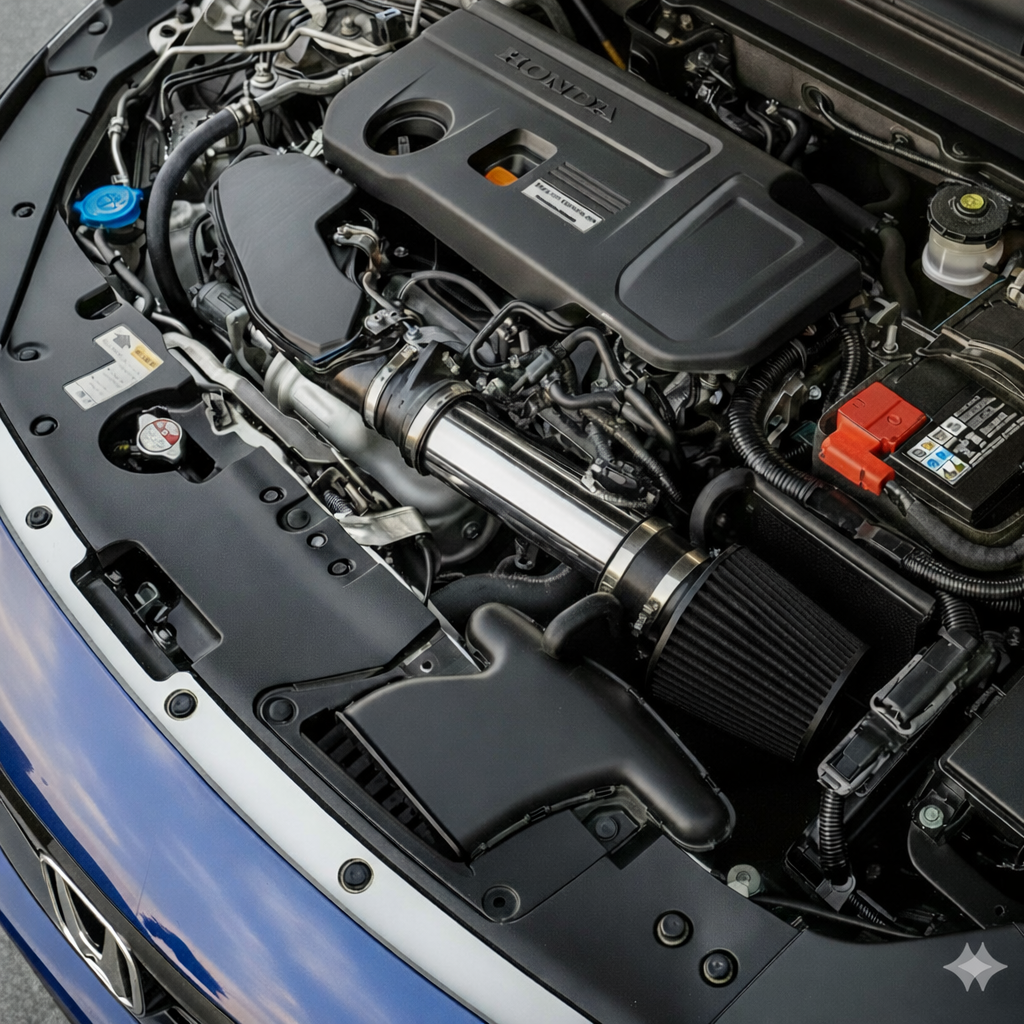 Admission d'air froid pour Honda Accord (2018-2022) moteur 2.0L turbo - Noir