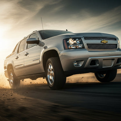 Action Shot: Chevrolet Avalanche Driving Fast