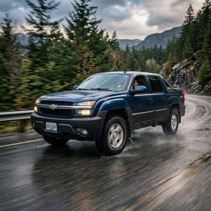 Action Shot: Chevrolet Avalanche Driving Fast