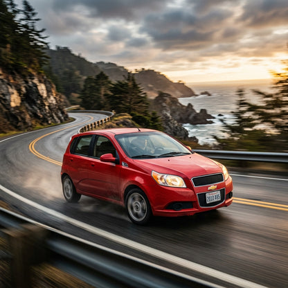 Action Shot: Chevrolet Aveo,Aveo5 Driving Fast