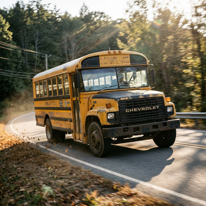 Action Shot: Chevrolet B7,P6000 Driving Fast