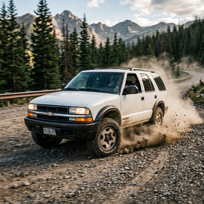 Action Shot: Chevrolet Blazer Driving Fast