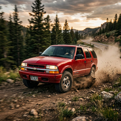 Action Shot: Chevrolet Blazer Driving Fast