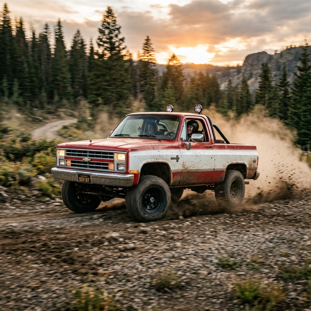 Action Shot: Chevrolet Blazer Driving Fast