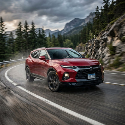 Action Shot: Chevrolet Blazer Driving Fast