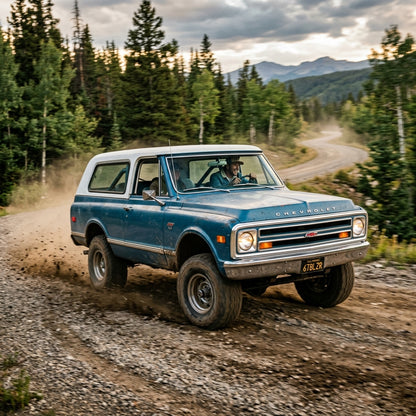 Action Shot: Chevrolet Blazer Driving Fast