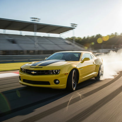 Action Shot: Chevrolet Camaro Driving Fast