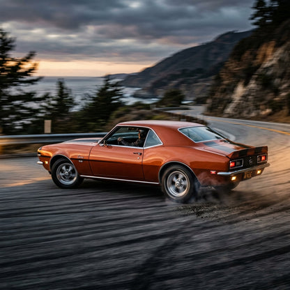 Action Shot: Chevrolet Camaro Driving Fast