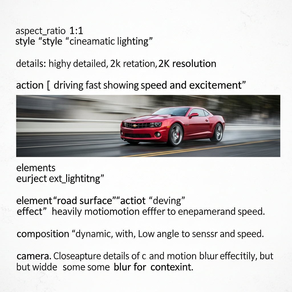 Action Shot: Chevrolet Camaro Driving Fast