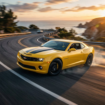 Action Shot: Chevrolet Camaro Driving Fast