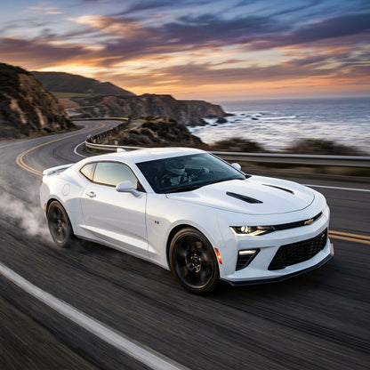 Action Shot: Chevrolet Camaro Driving Fast