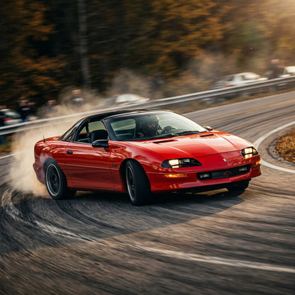 Action Shot: Chevrolet Camaro Driving Fast