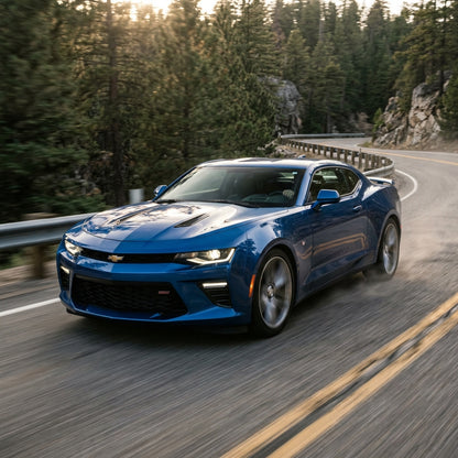 Action Shot: Chevrolet Camaro Driving Fast