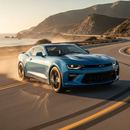 Action Shot: Chevrolet Camaro Driving Fast