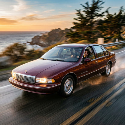 Action Shot: Chevrolet Caprice Driving Fast
