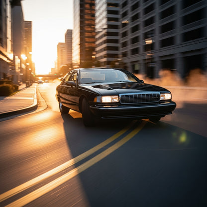 Action Shot: Chevrolet Caprice Driving Fast