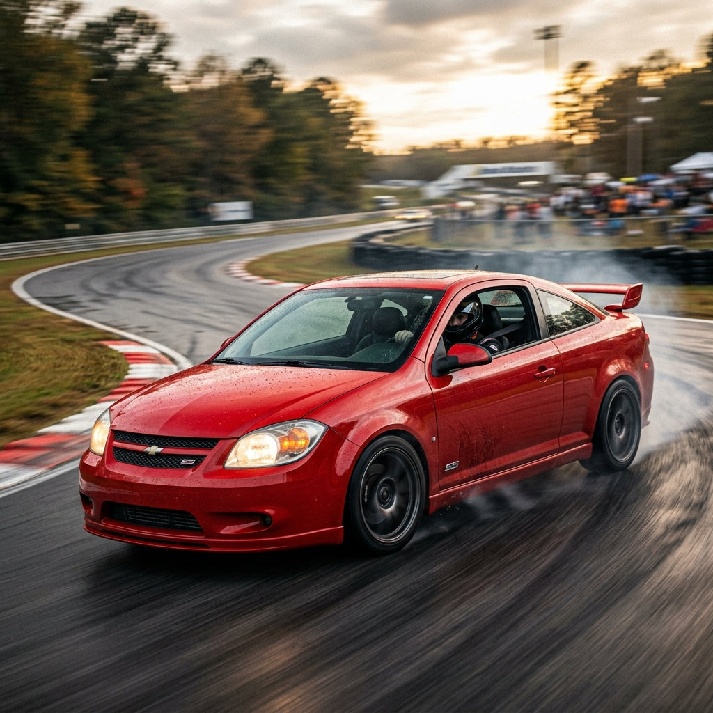 Action Shot: Chevrolet Cobalt Driving Fast