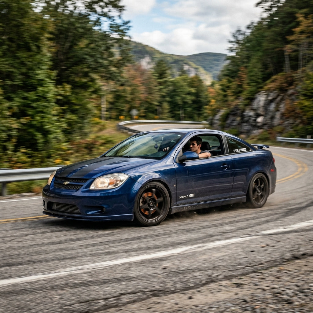 Action Shot: Chevrolet Cobalt Driving Fast