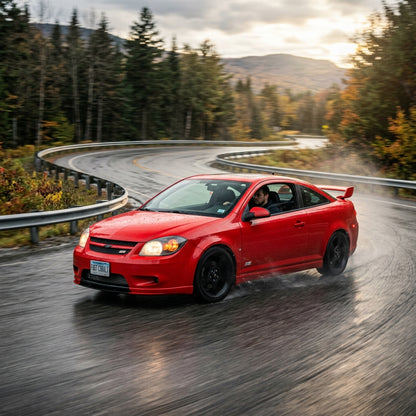Action Shot: Chevrolet Cobalt Driving Fast