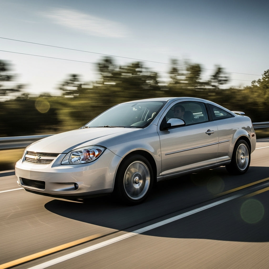 Action Shot: Chevrolet Cobalt Driving Fast