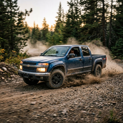 Action Shot: Chevrolet Colorado Driving Fast
