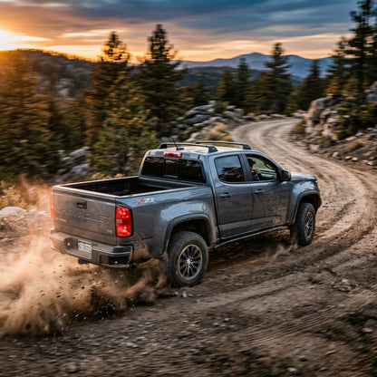 Action Shot: Chevrolet Colorado Driving Fast