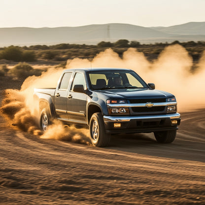 Action Shot: Chevrolet Colorado Driving Fast