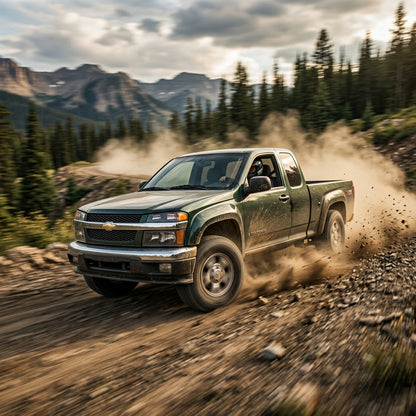 Action Shot: Chevrolet Colorado Driving Fast