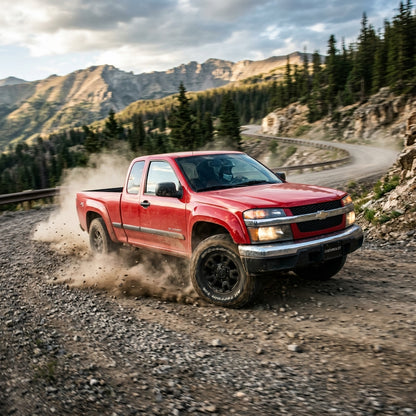Action Shot: Chevrolet Colorado Driving Fast