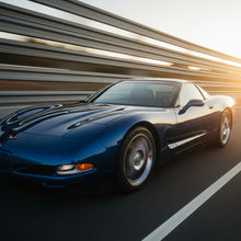 Action Shot: Chevrolet Corvette Driving Fast