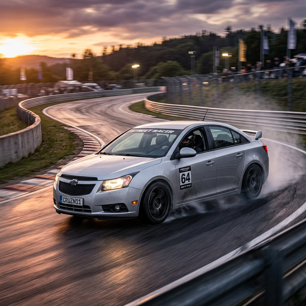Action Shot: Chevrolet Cruze Driving Fast