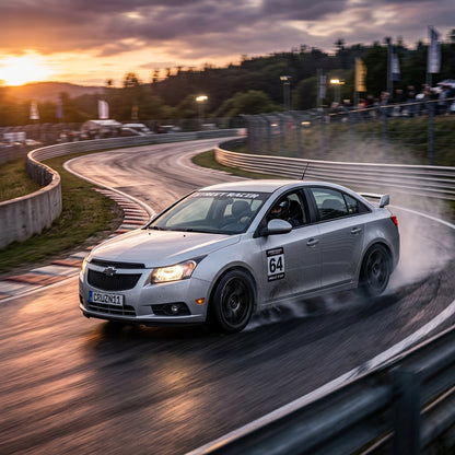 Action Shot: Chevrolet Cruze Driving Fast
