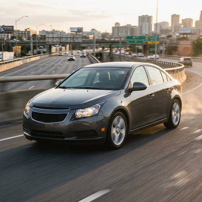 Action Shot: Chevrolet Cruze Driving Fast