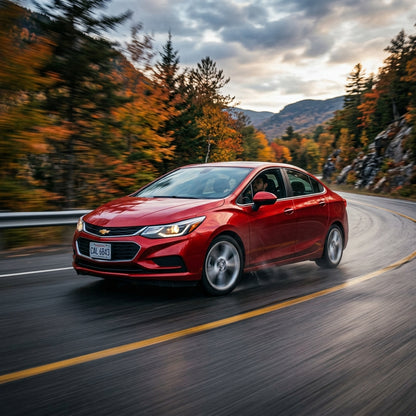 Action Shot: Chevrolet Cruze Driving Fast
